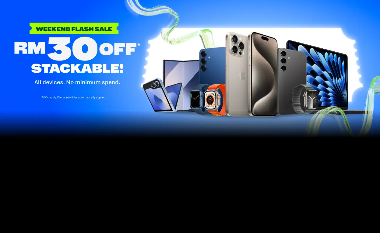 Stackable Voucher RM30 OFF